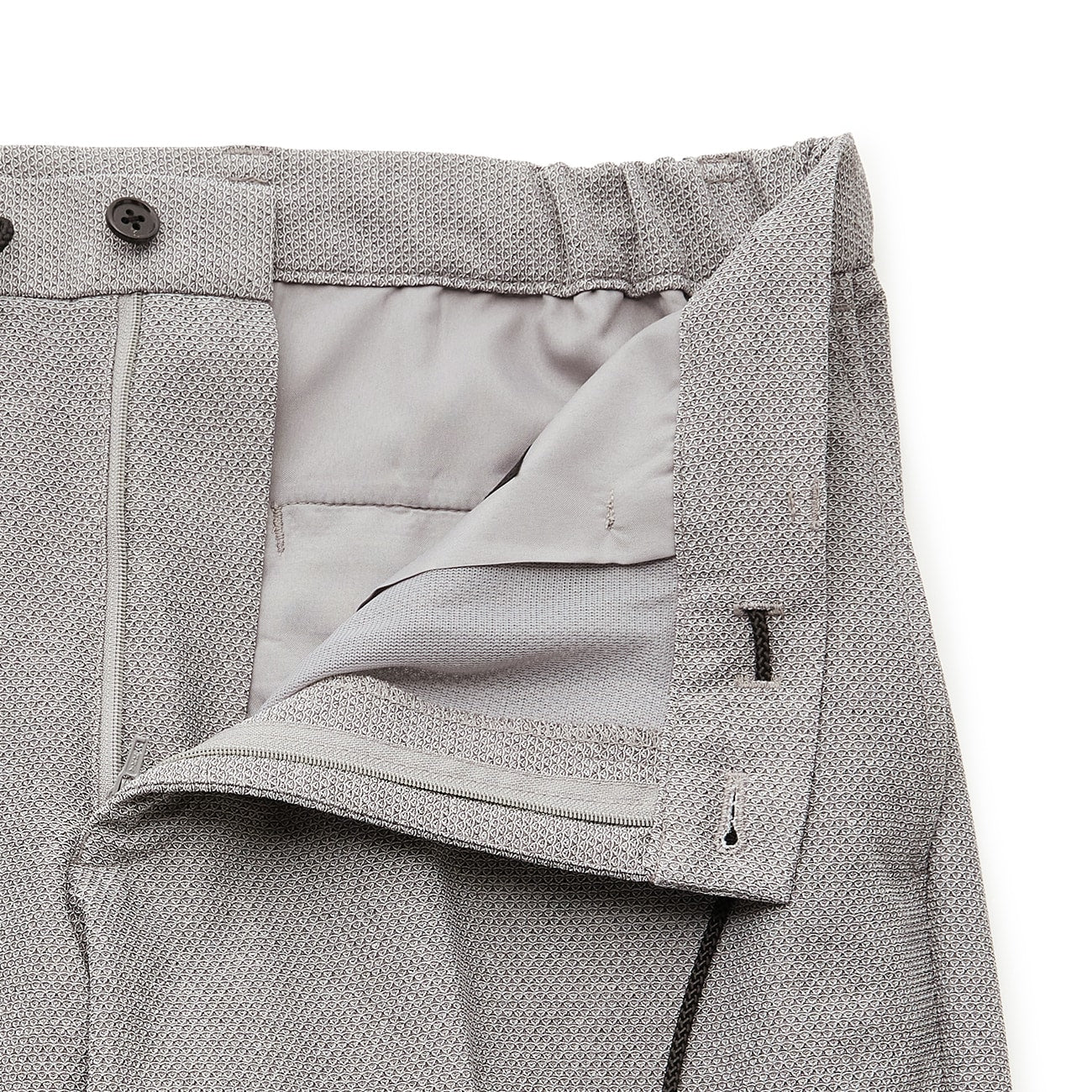 Pajama SUITS SUPER Aircool Washable Stretch Jacquard Pants - Gray - Image 9