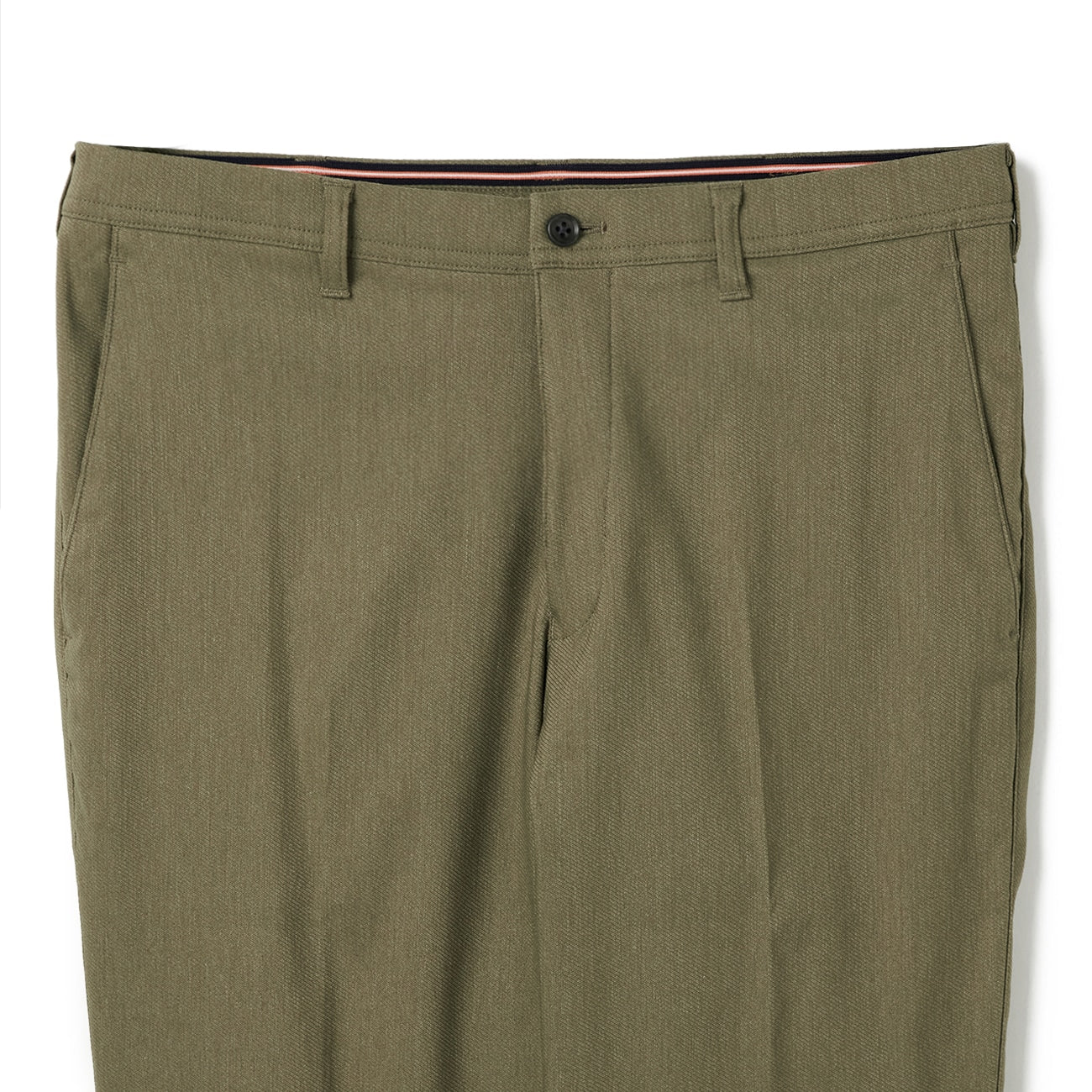Adjustable Hem Stretch Brushed Twill Tapered Pants - Image 11