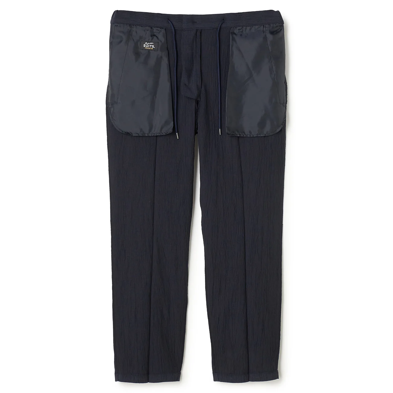 Pajama SUITS Premium SUPER Aircool Washable Stretch Crepe Pants - Navy - Image 14