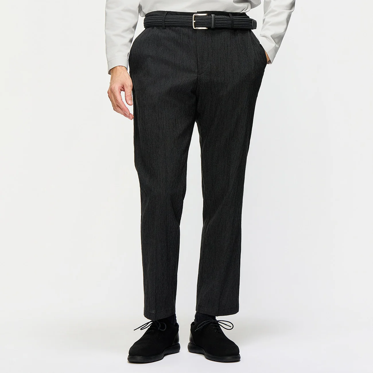 Pajama SUITS Premium SUPER Aircool Washable Stretch Crepe Pants - Black - Image 3