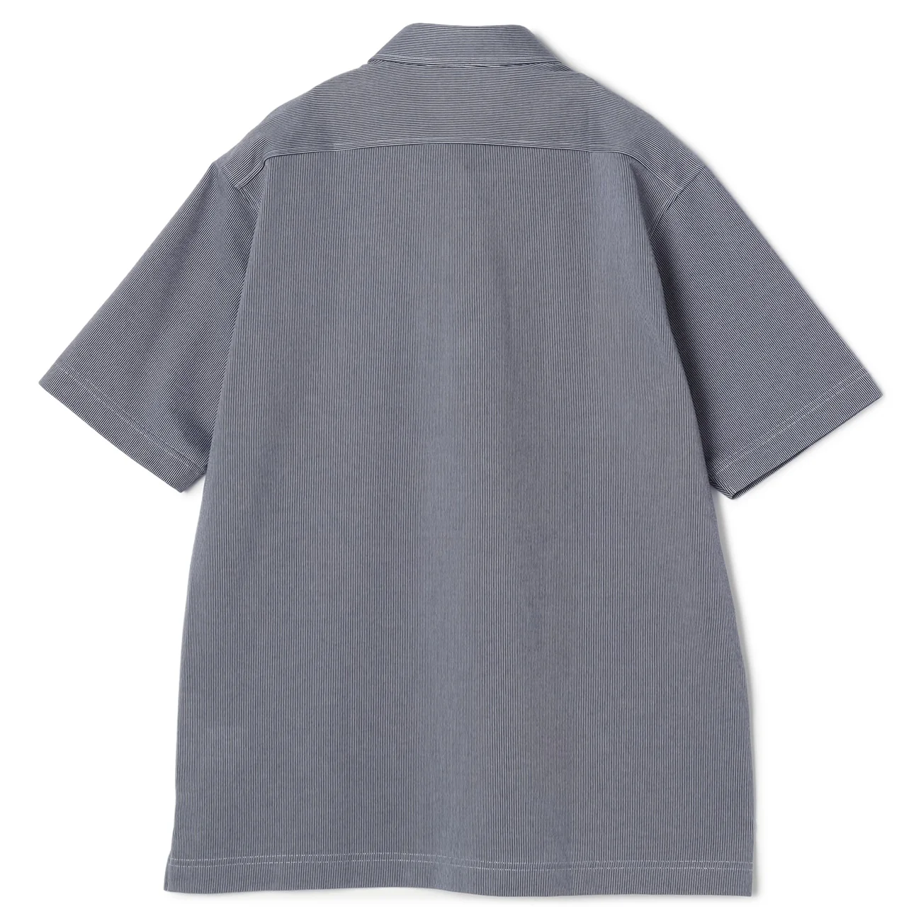 SUPER Aircool Non-Iron Stretch Striped Button-Down Polo Shirt - Image 4