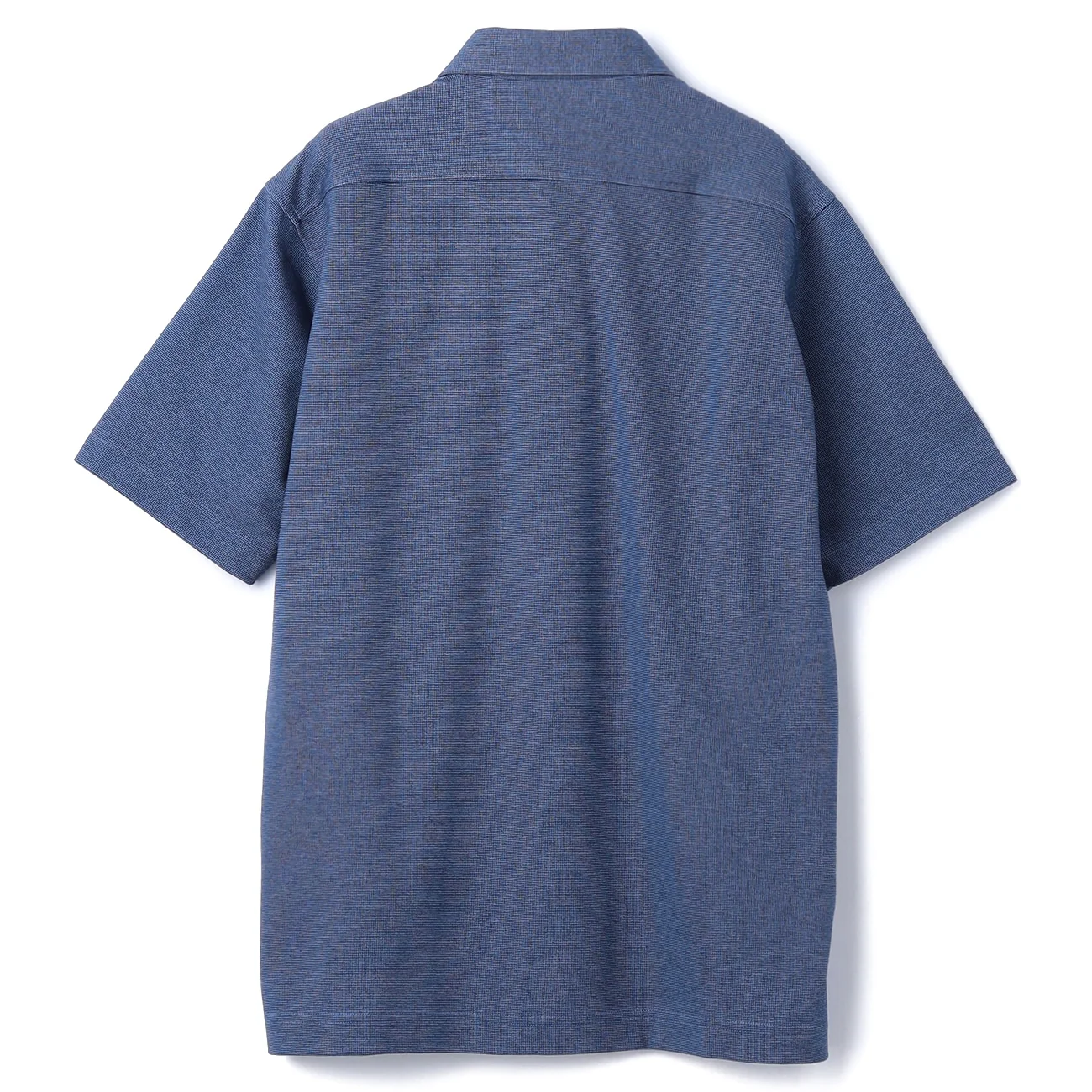 SUPER Aircool Non-Iron Stretch Mini Waffle Button-Down Polo Shirt - Image 4