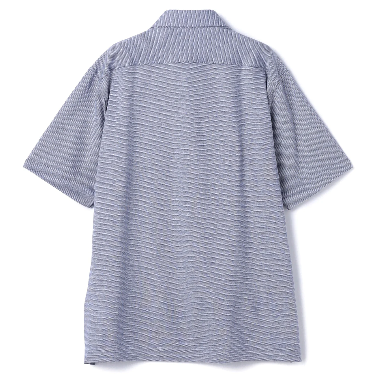 SUPER Aircool Non-Iron Stretch Sashiko Spread Collar Polo Shirt - Image 4
