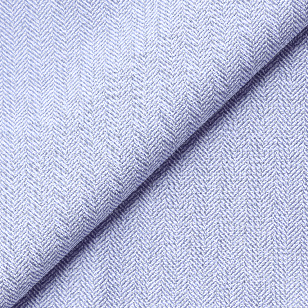 SUPER Aircool Non-Iron Stretch Herringbone Spread Collar Polo Shirt - Image 10