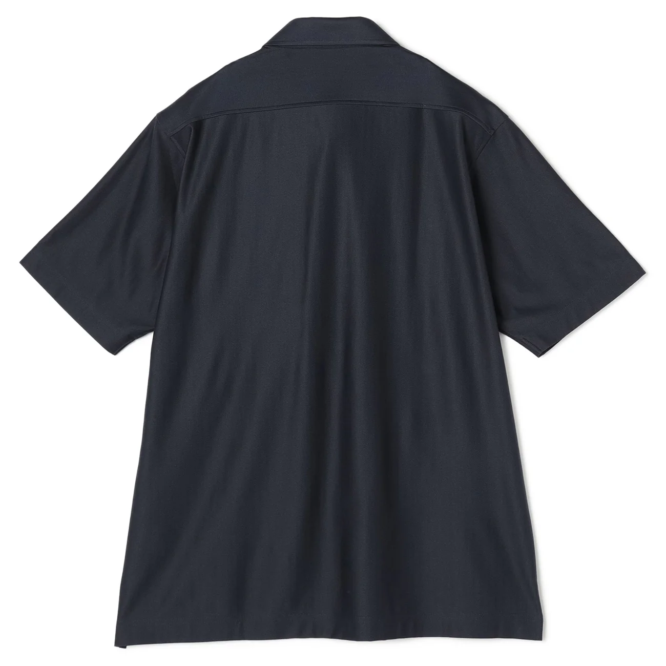 SUPER Aircool Non-Iron Stretch Herringbone Spread Collar Polo Shirt - Image 6