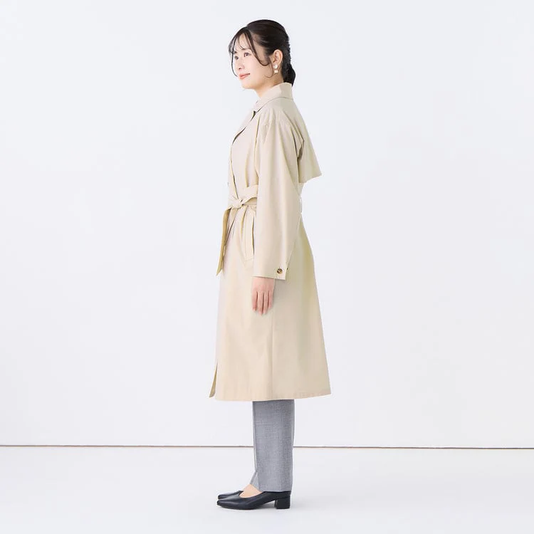 3-Way Water-repellent Trench Coat with Quilted Vest - Image 28