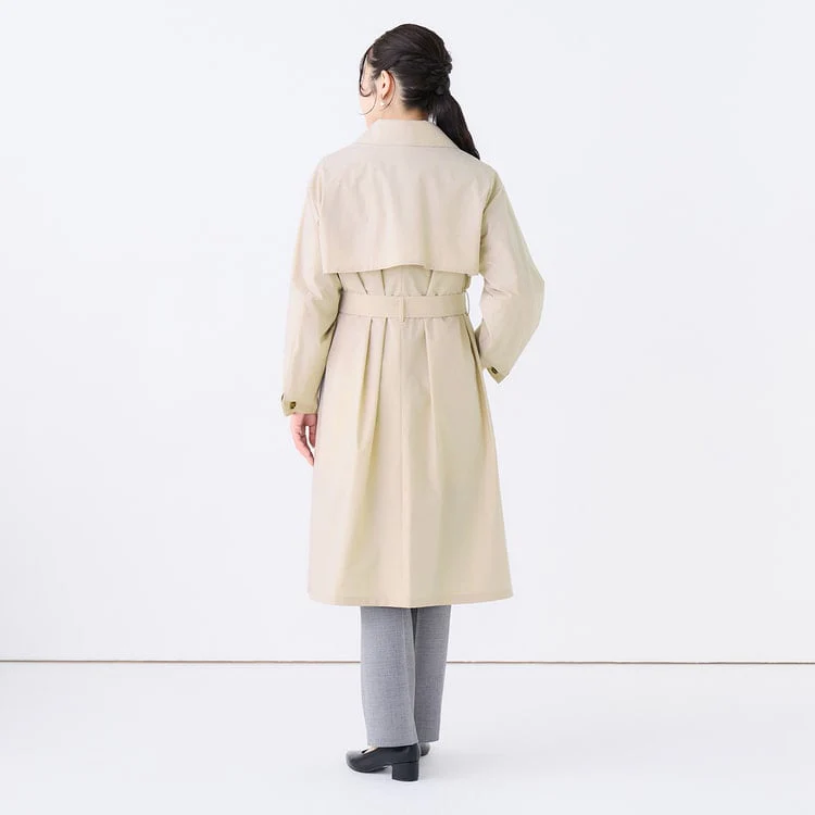 3-Way Water-repellent Trench Coat with Quilted Vest - Image 29