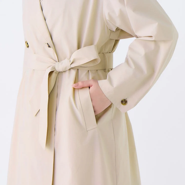 3-Way Water-repellent Trench Coat with Quilted Vest - Image 30