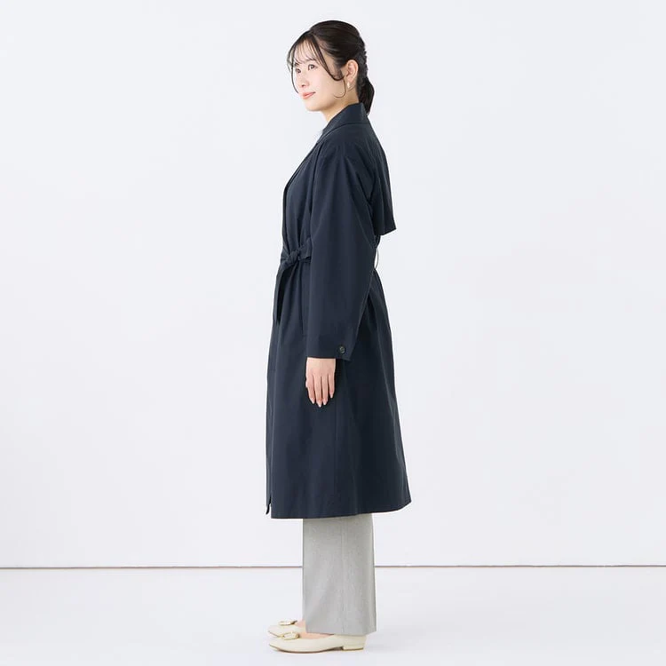 3-Way Water-repellent Trench Coat with Quilted Vest - Image 6