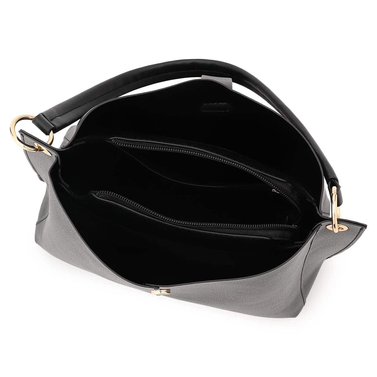2-Way Handbag with Shoulder Strap - Image 11