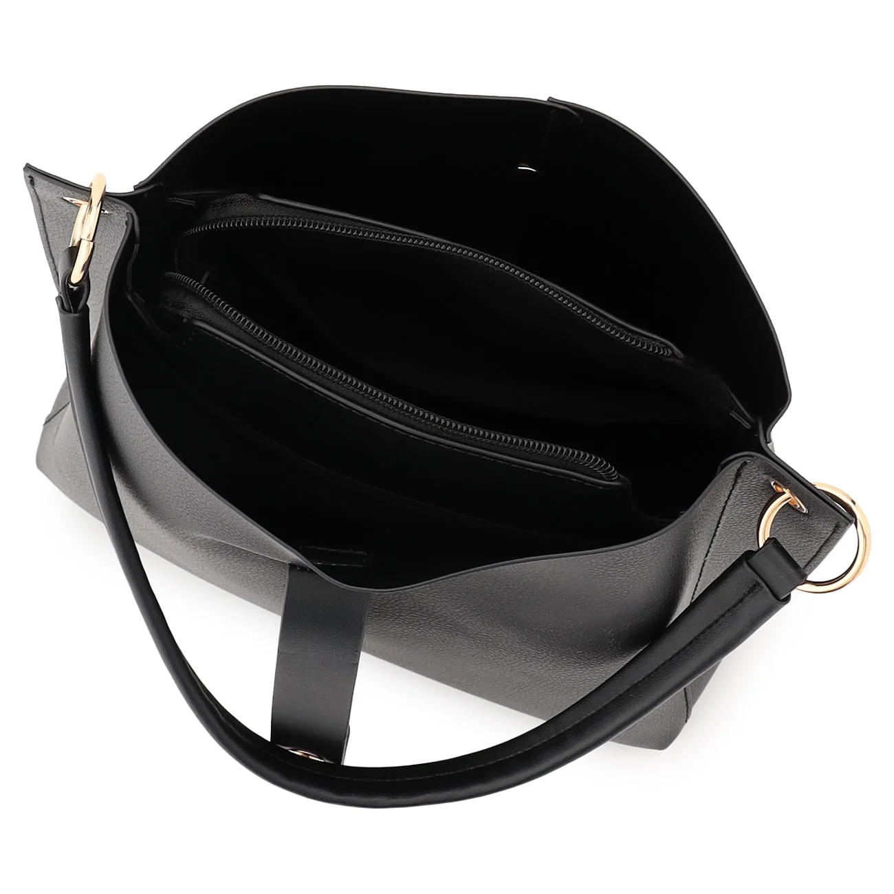 2-Way Handbag with Shoulder Strap - Image 12