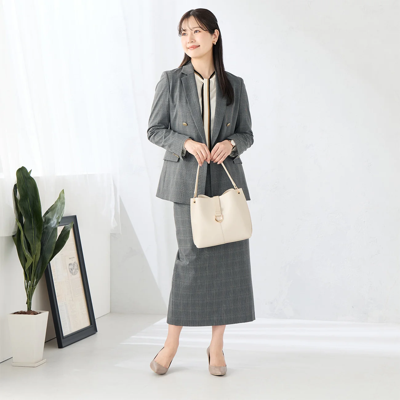 2-Way Handbag with Shoulder Strap - Image 15