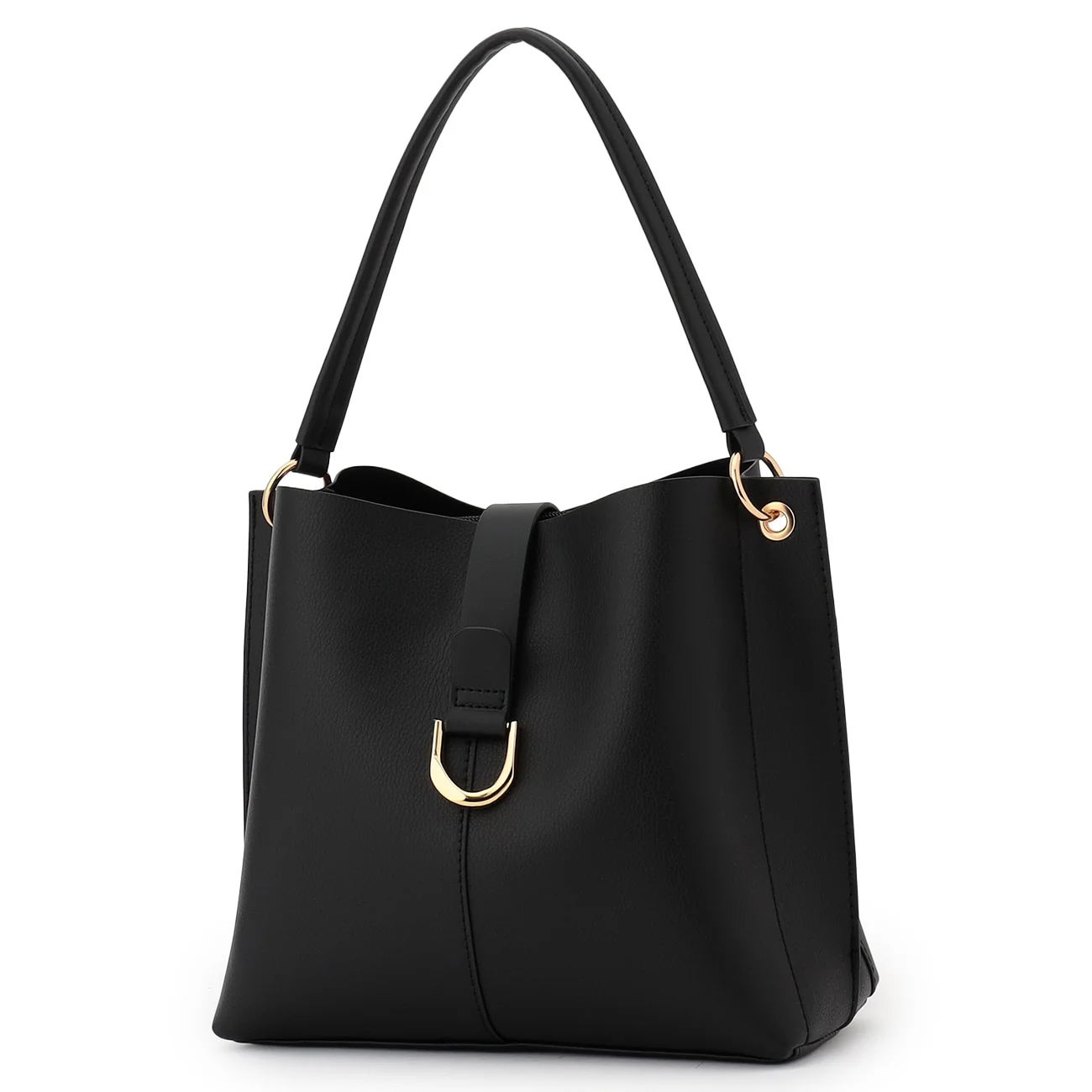 2-Way Handbag with Shoulder Strap - Image 6