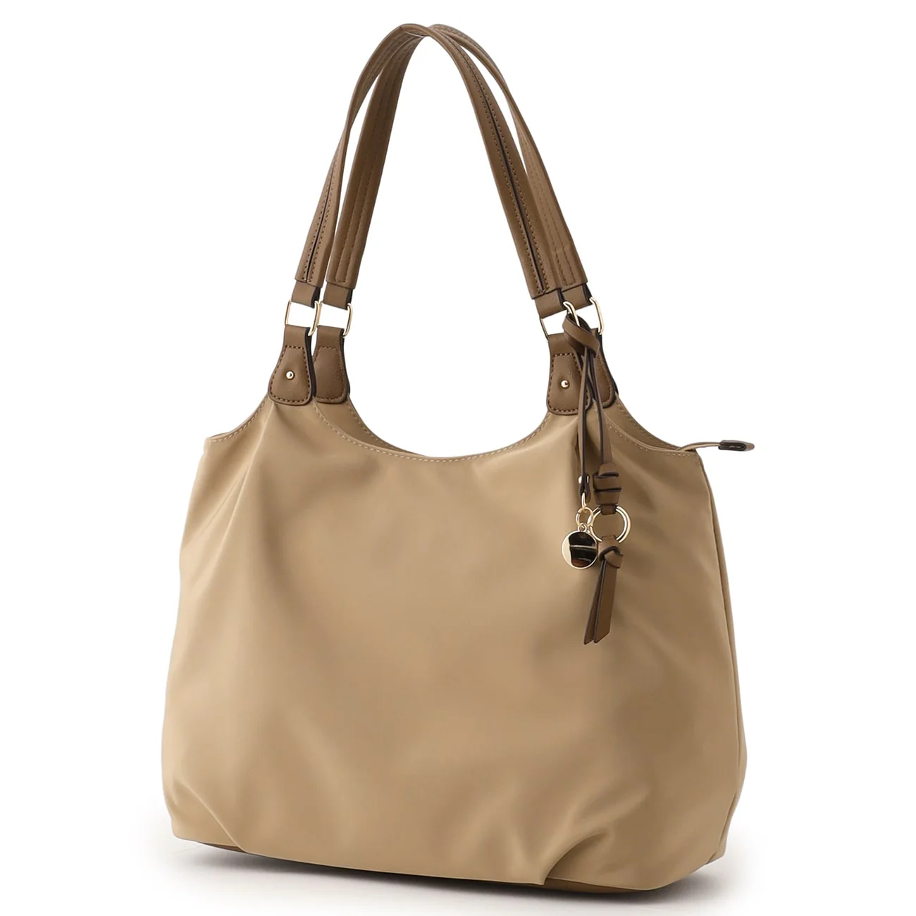 Lightweight ２-Tone Tote Bag with Accessory - Image 16
