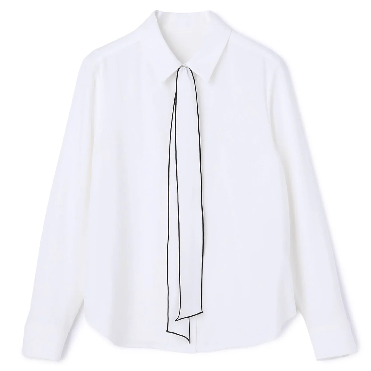 2-Way Bow-Tie Blouse with Pearls - Image 23