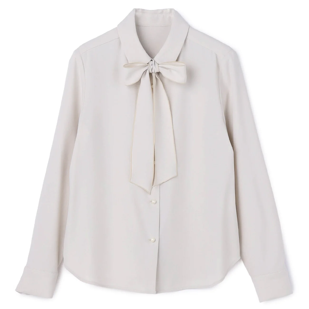 2-Way Bow-Tie Blouse with Pearls - Image 9