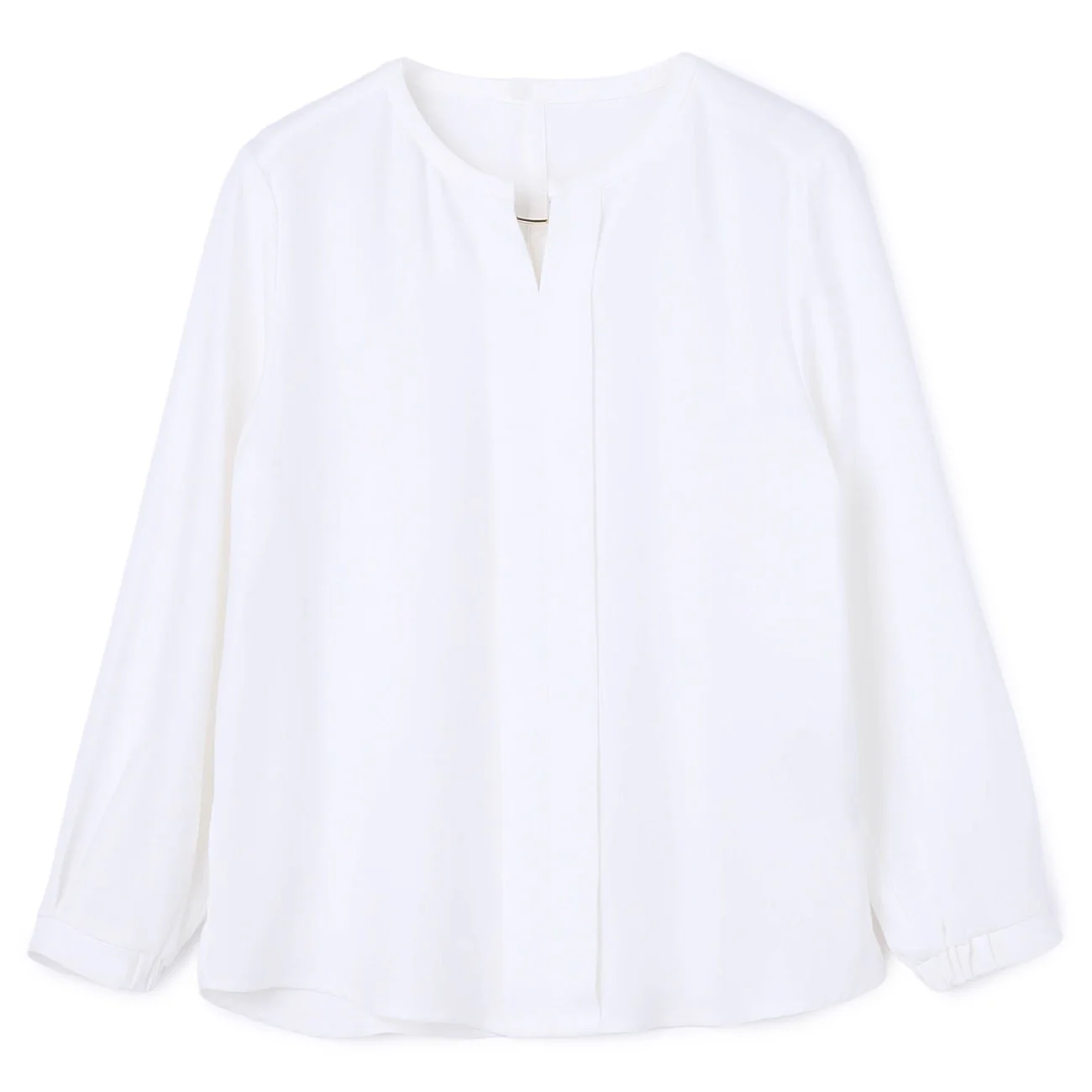 4-Way Blouse with Accessory and Ribbon - White - Image 12
