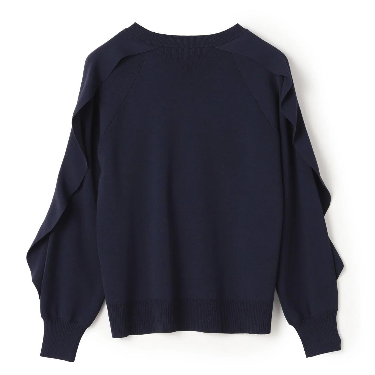 Ruffle-Sleeve Oversized Knit Pullover - Image 20