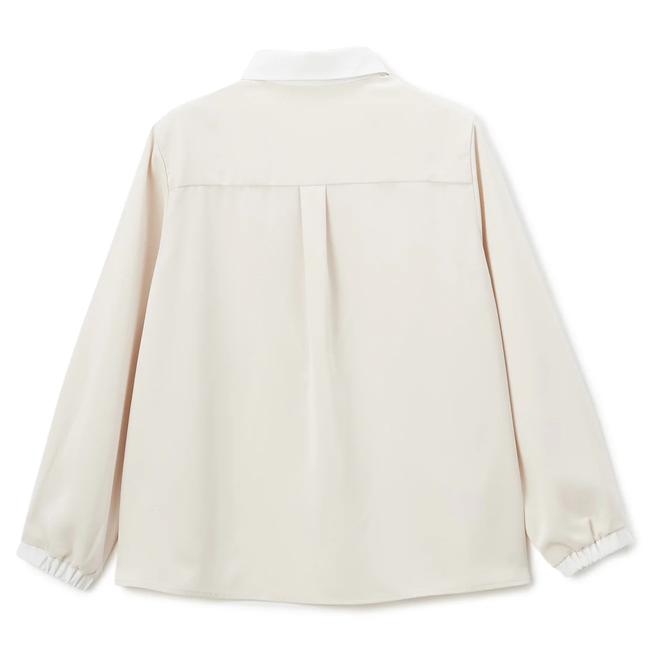 Cool Touch Stretch Point Collar Blouse - Image 8
