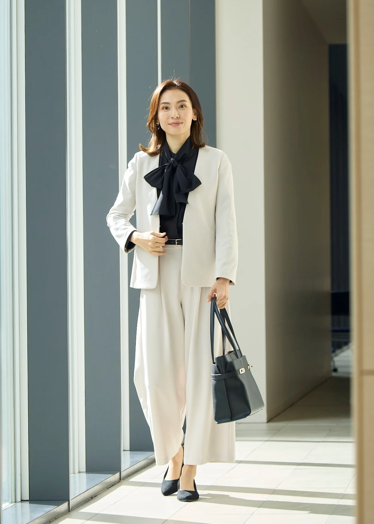 Pajama SUITS Georgette Jersey Collarless Jacket - Image 18