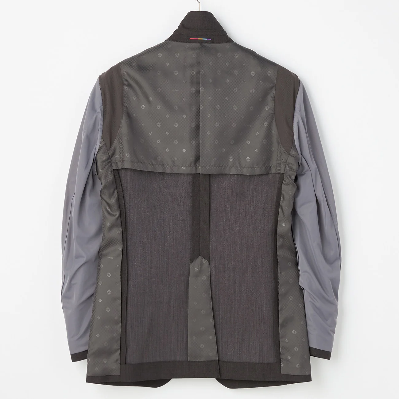 Wool Blend Pinhead Suit - Brown - Image 7