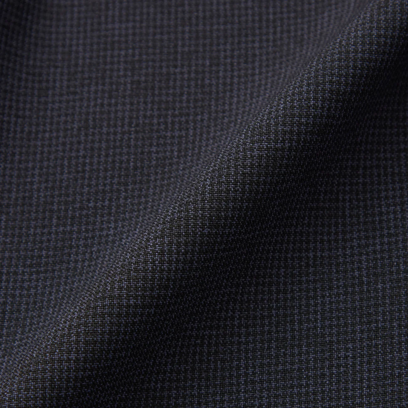 2-Pants Washable Houndstooth Suit - Navy - Image 13
