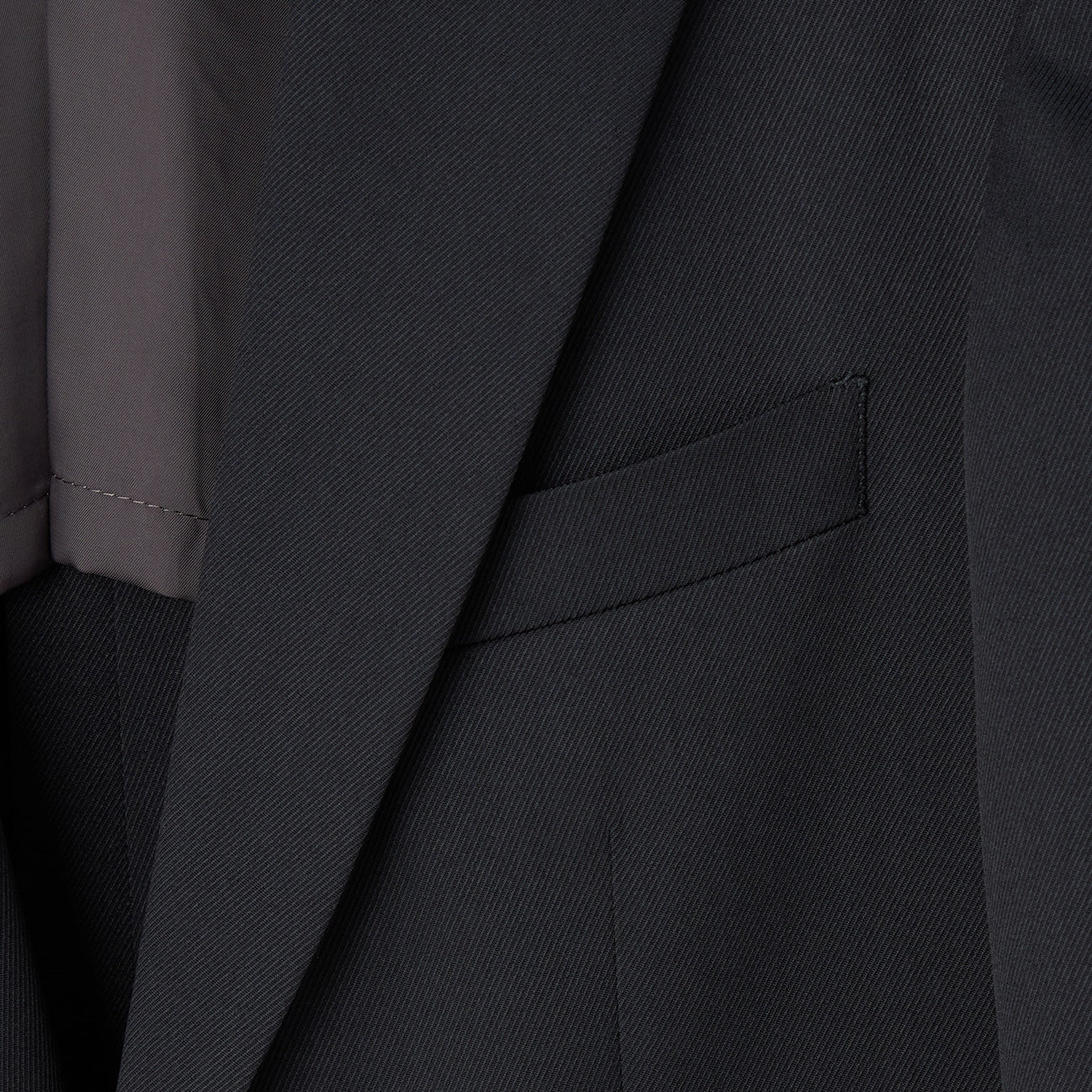 Washable Twill Suit - Navy - Image 3