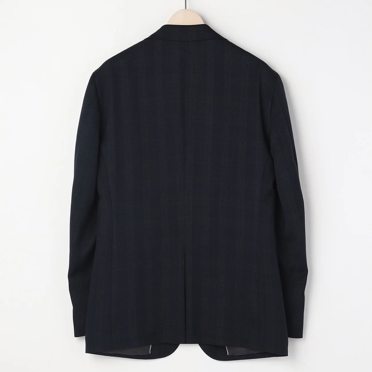 Washable Check Suit - Navy - Image 2
