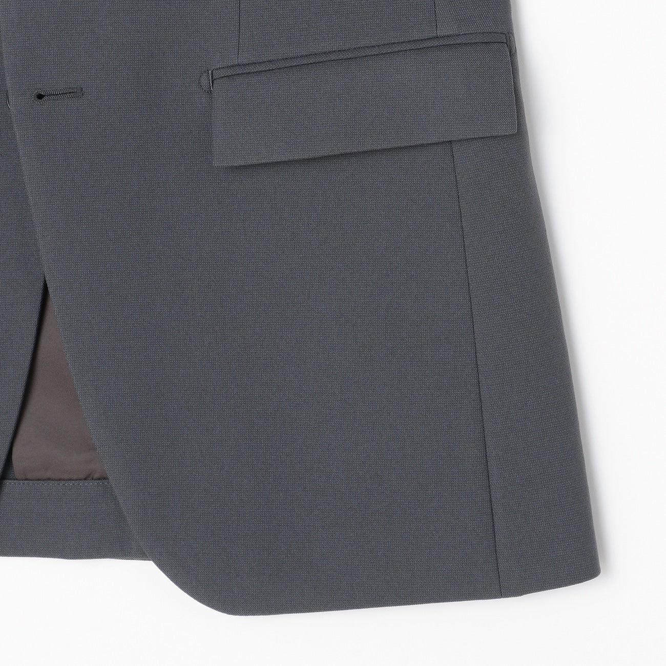 WashableTextured 2-Button Suit - Medium Gray - Image 5