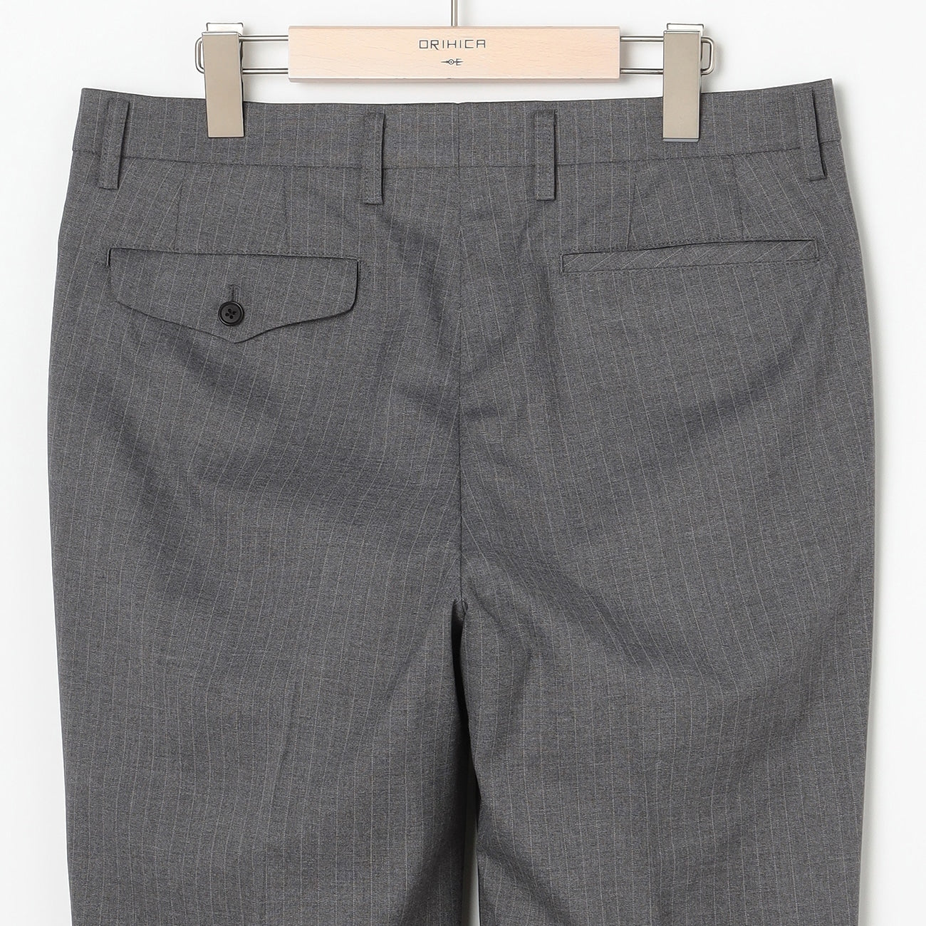 Washable Stretch Stripe Suit - Light Gray - Image 10