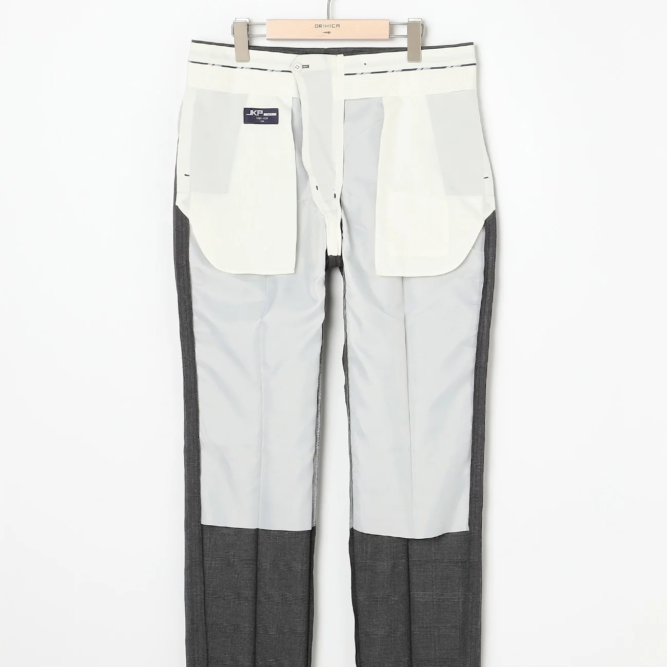 Washable Stretch Check Suit - Medium Gray - Image 11