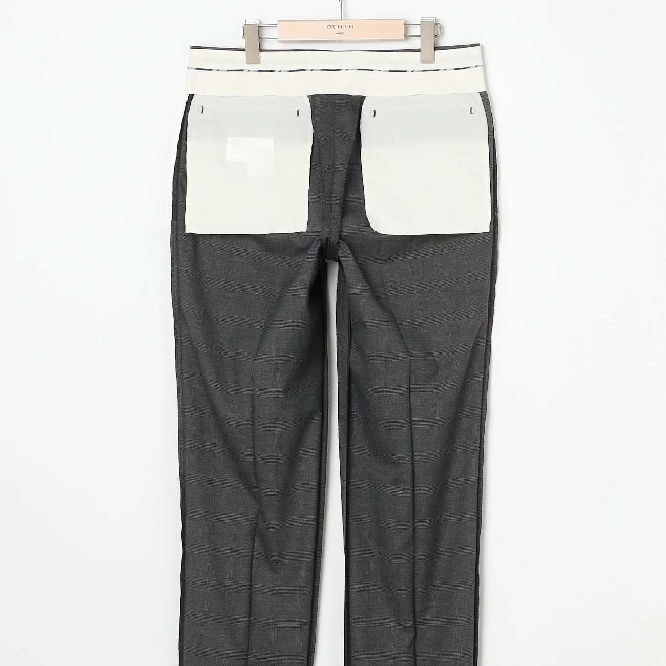 Washable Stretch Check Suit - Medium Gray - Image 12