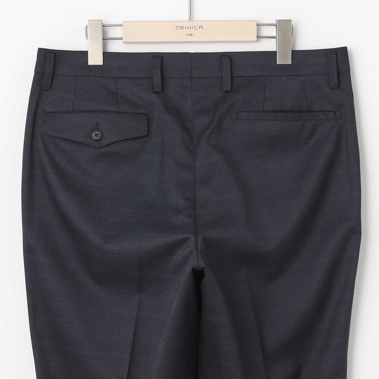 Smart Tech Check Suit - Navy - Image 10