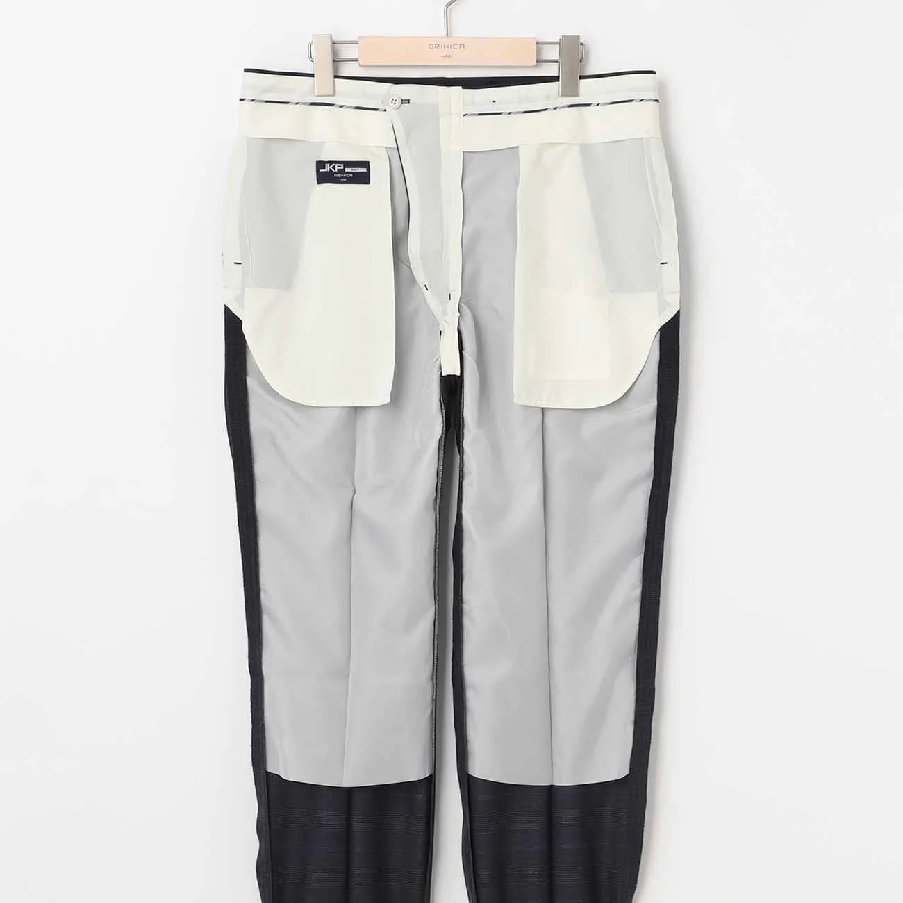Smart Tech Check Suit - Navy - Image 11