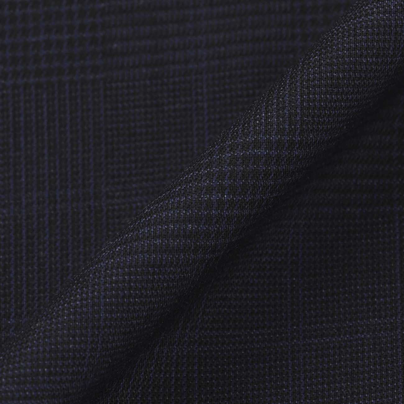 Smart Tech Check Suit - Navy - Image 13