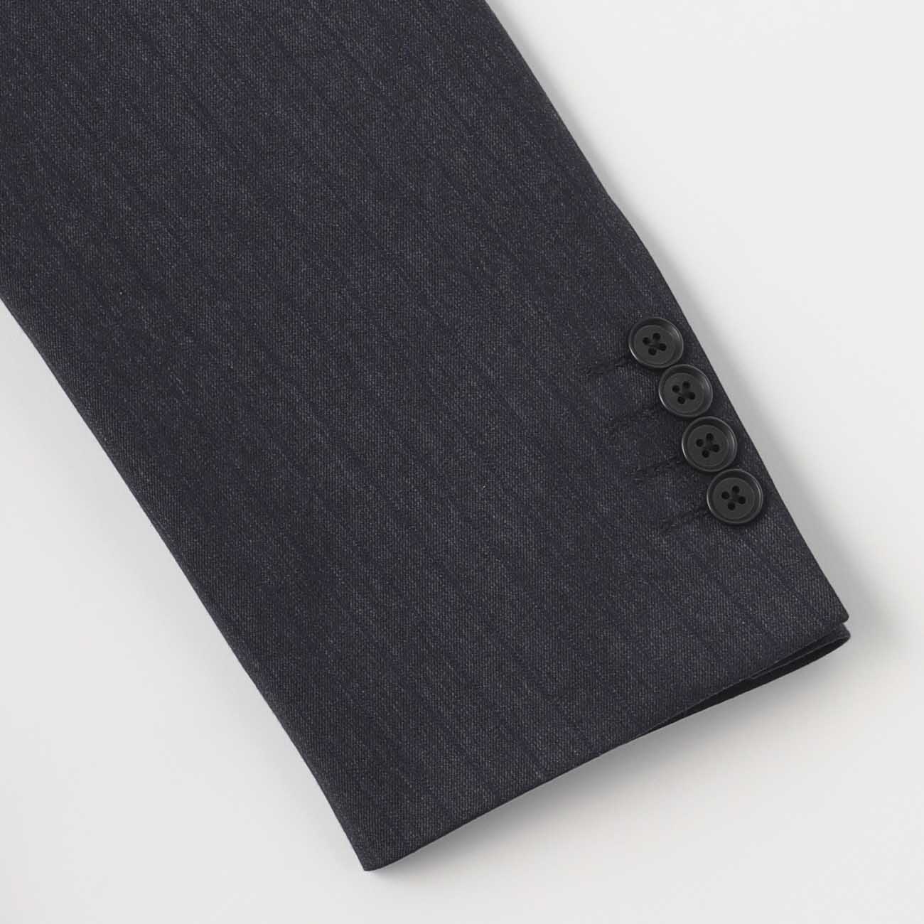 Smart Tech Stripe Suit - Navy - Image 4