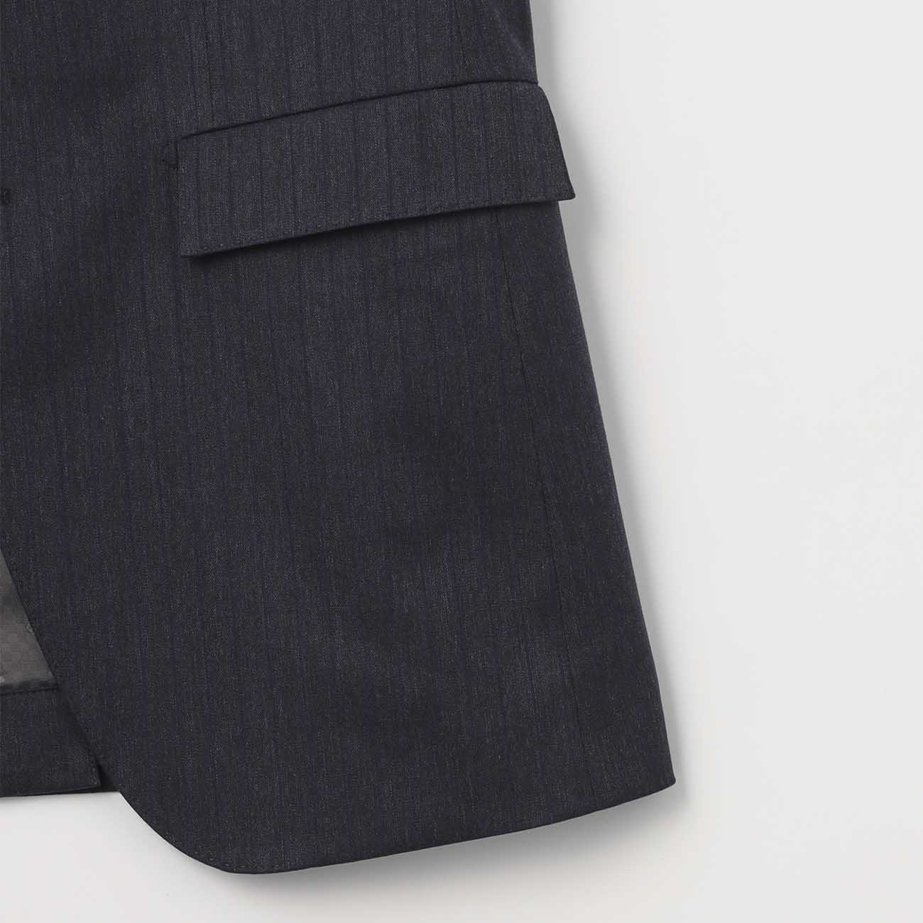 Smart Tech Stripe Suit - Navy - Image 5