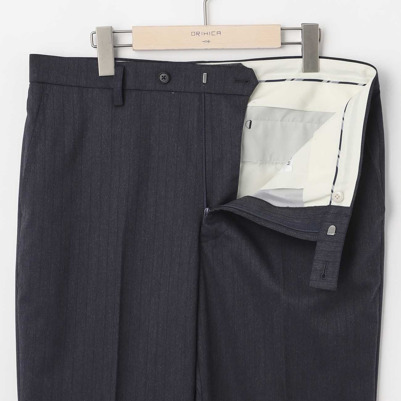 Smart Tech Stripe Suit - Navy - Image 9