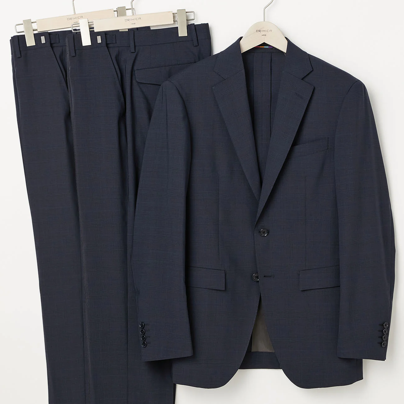 High-breathability Cool Touch Heat Block 2-Pant Suit with Side Adjuster - Navy - Image 2