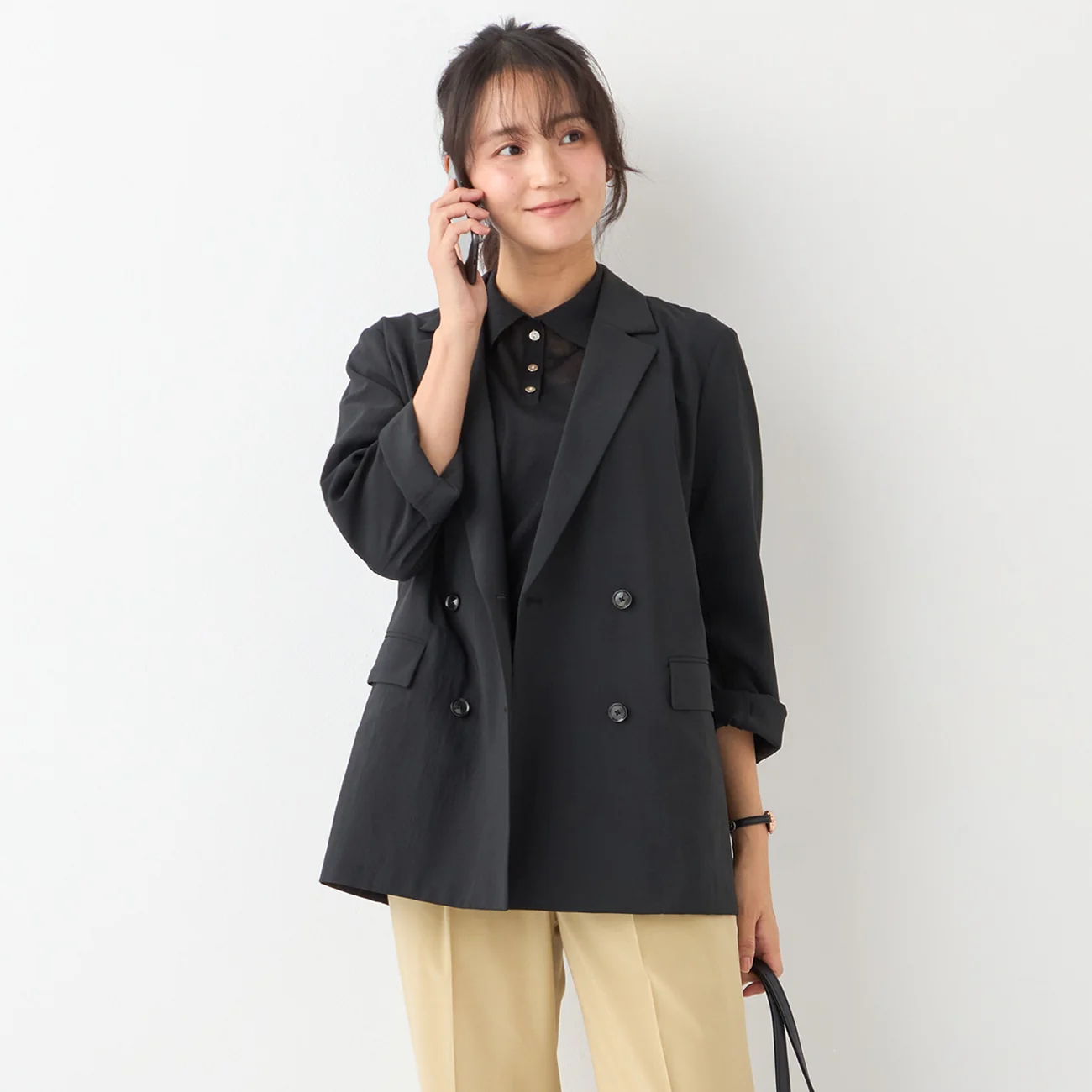 High-breathability Cool Touch Washable Jacket - Black - Image 2