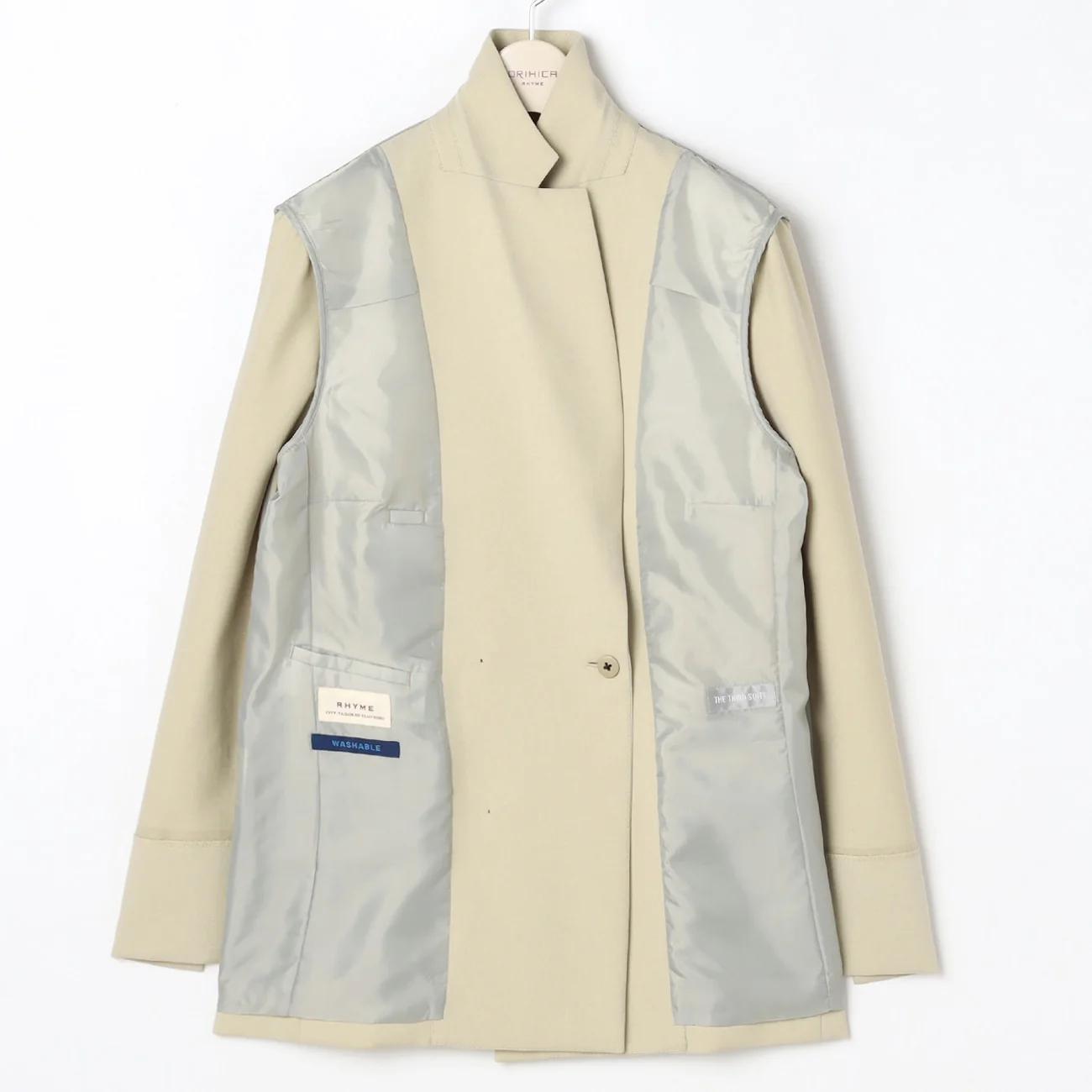 RIRANCHA THE THIRD SUITS Double Breasted Jacket - Green - Image 6