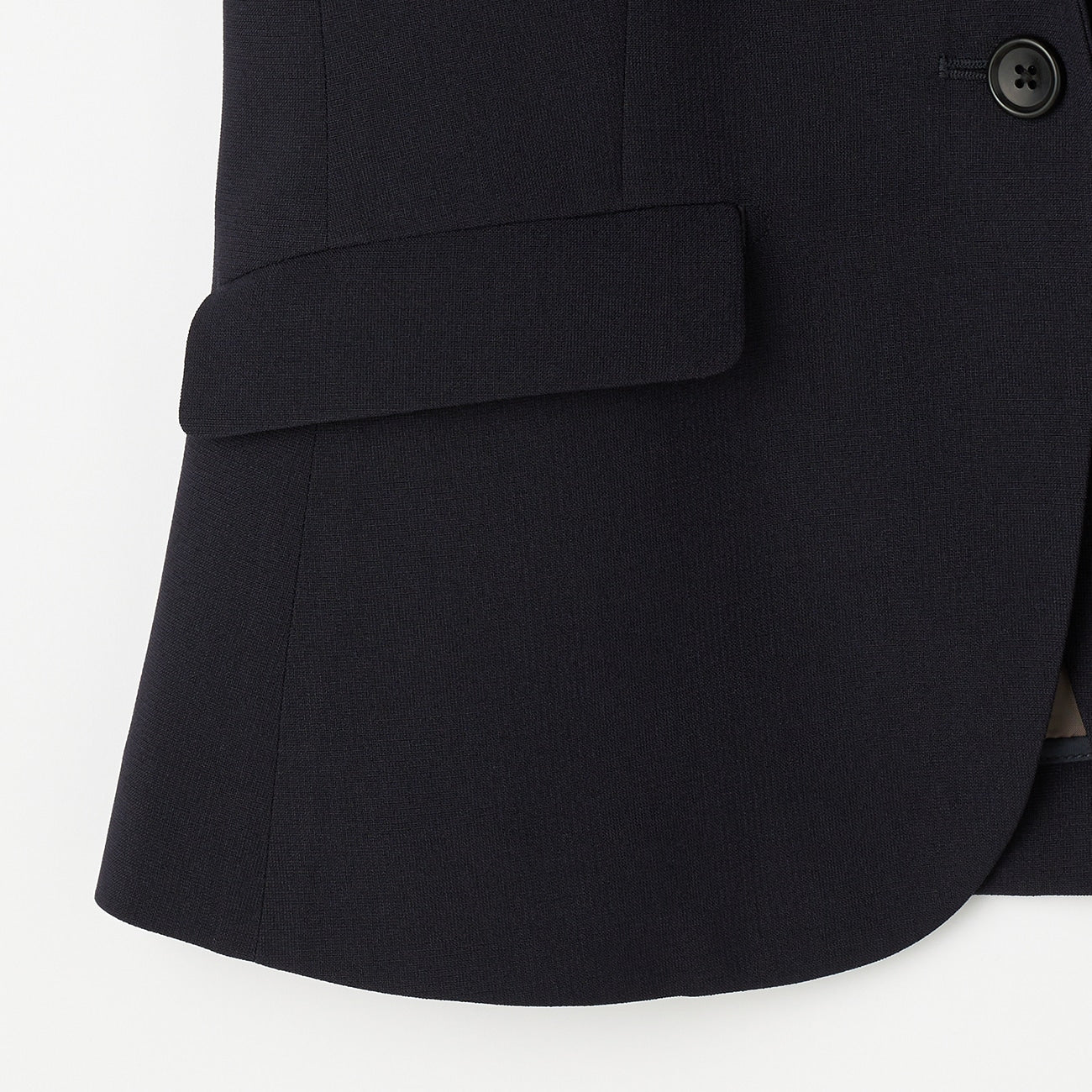 Washable Stretch Shadow Check Jacket - Navy - Image 5