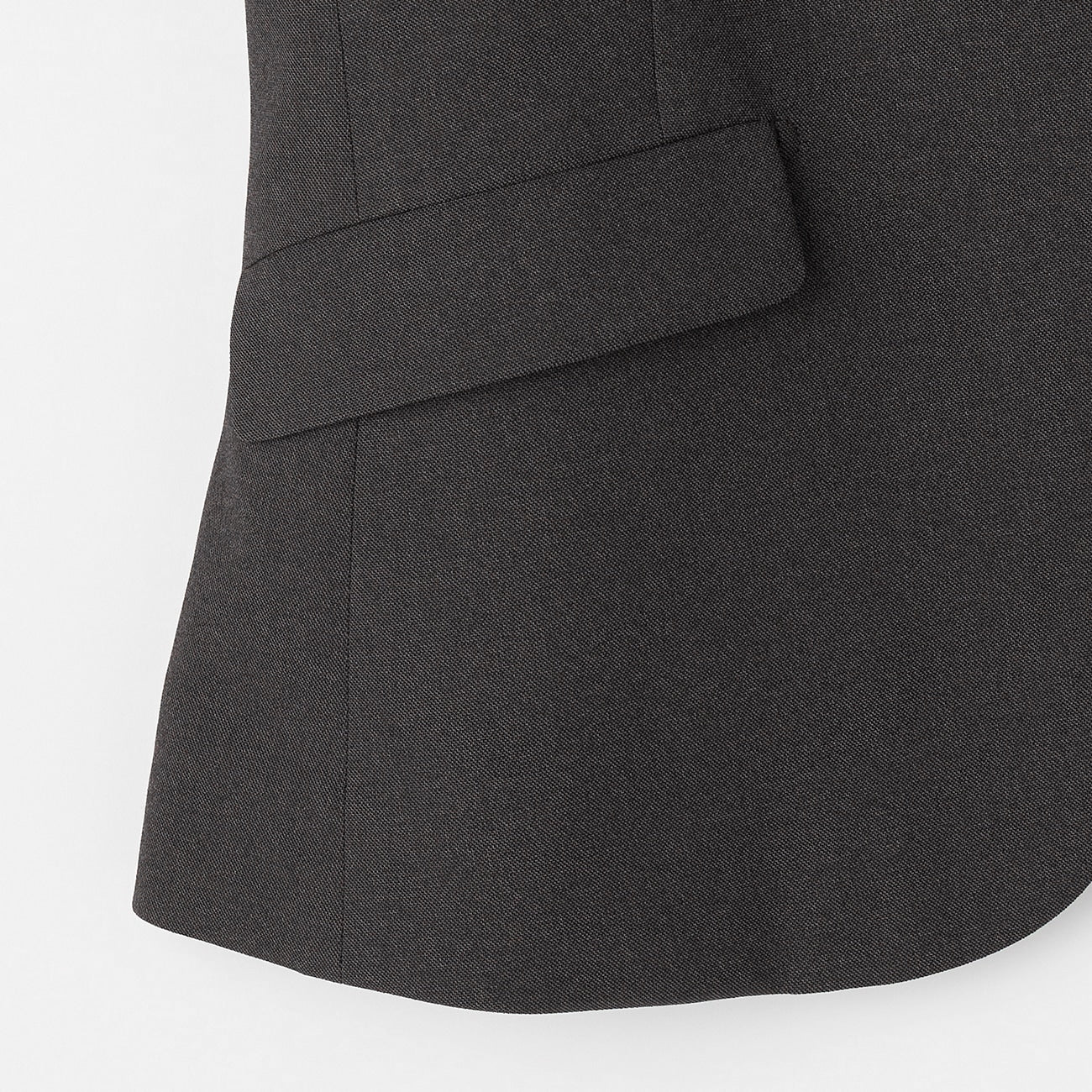 Washable Stretch Shark Skin Suit Jacket - Medium Gray - Image 5