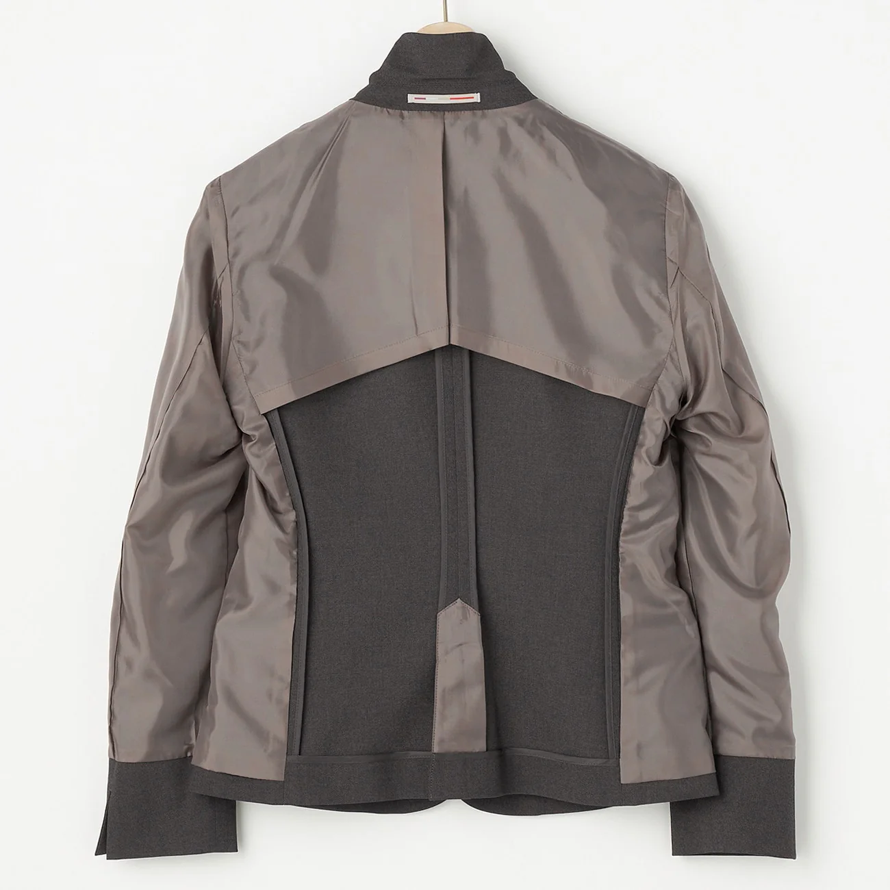 Washable Stretch Shark Skin Suit Jacket - Medium Gray - Image 7