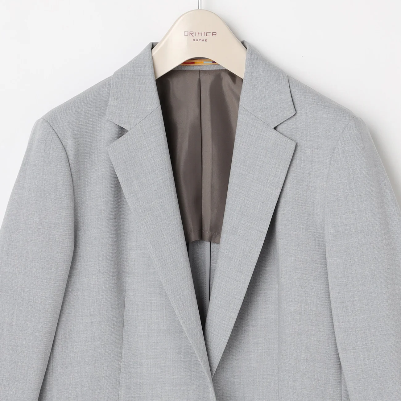 THE THIRD SUITS Long Jacket - Light Gray - Image 3