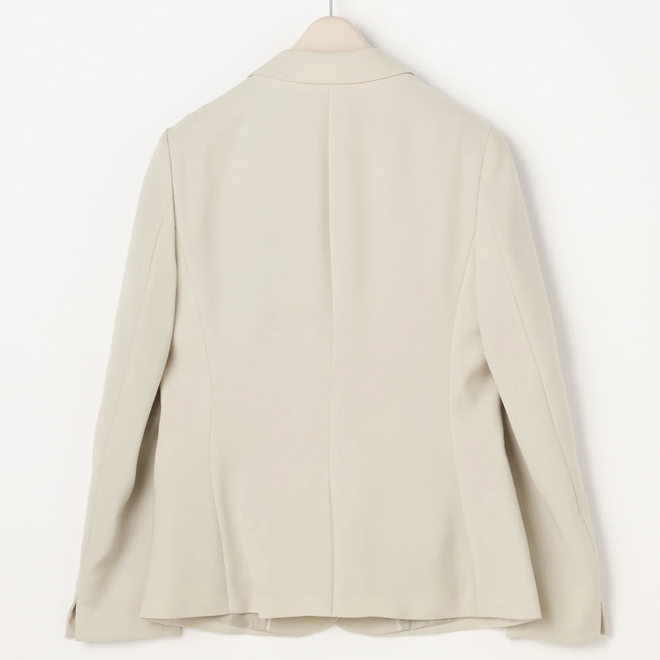 THE THIRD SUITS Double Cloth Notch Lapel Jacket - Beige - Image 2