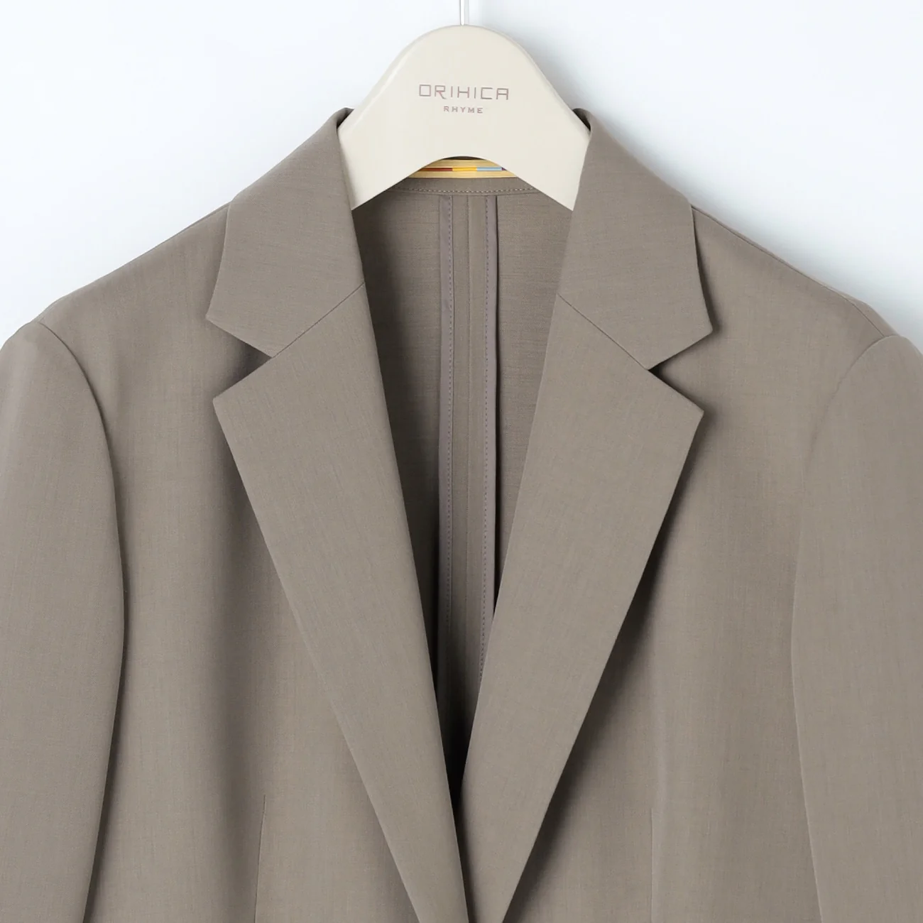 THE THIRD SUITS Washable Cool Touch Cropped Sleeve Long Jacket - Beige - Image 8