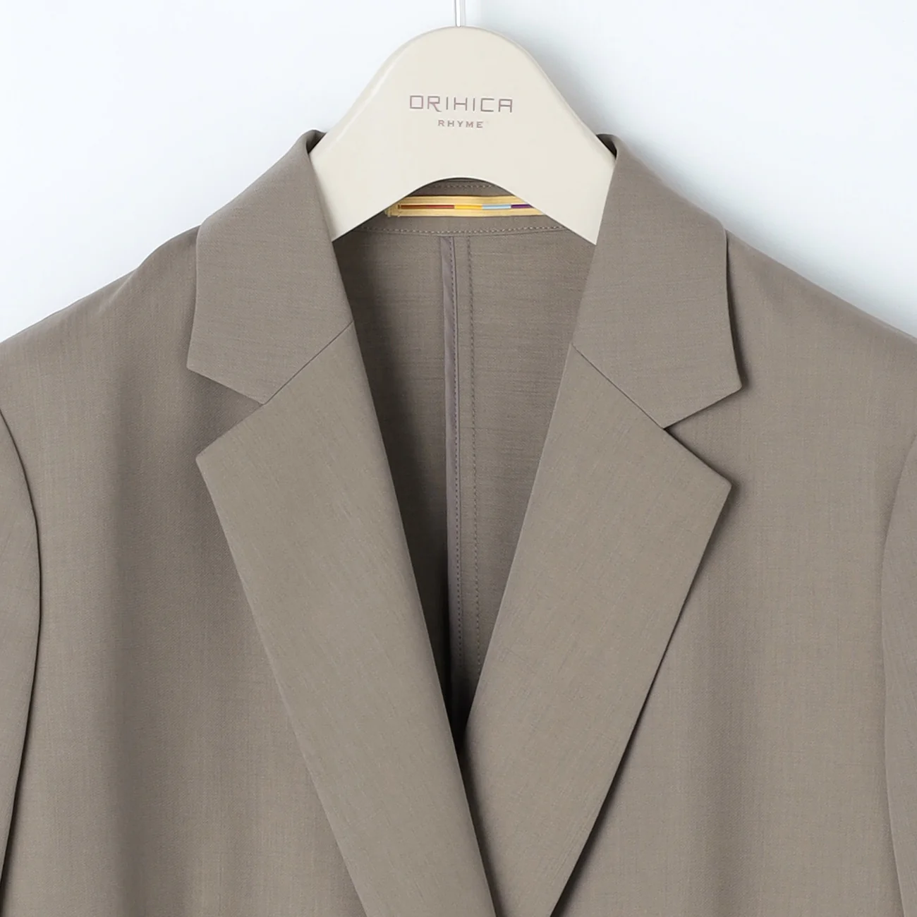 THE THIRD SUITS Washable Cool Touch Half Sleeve Double-Breasted Jacket - Beige - Image 11