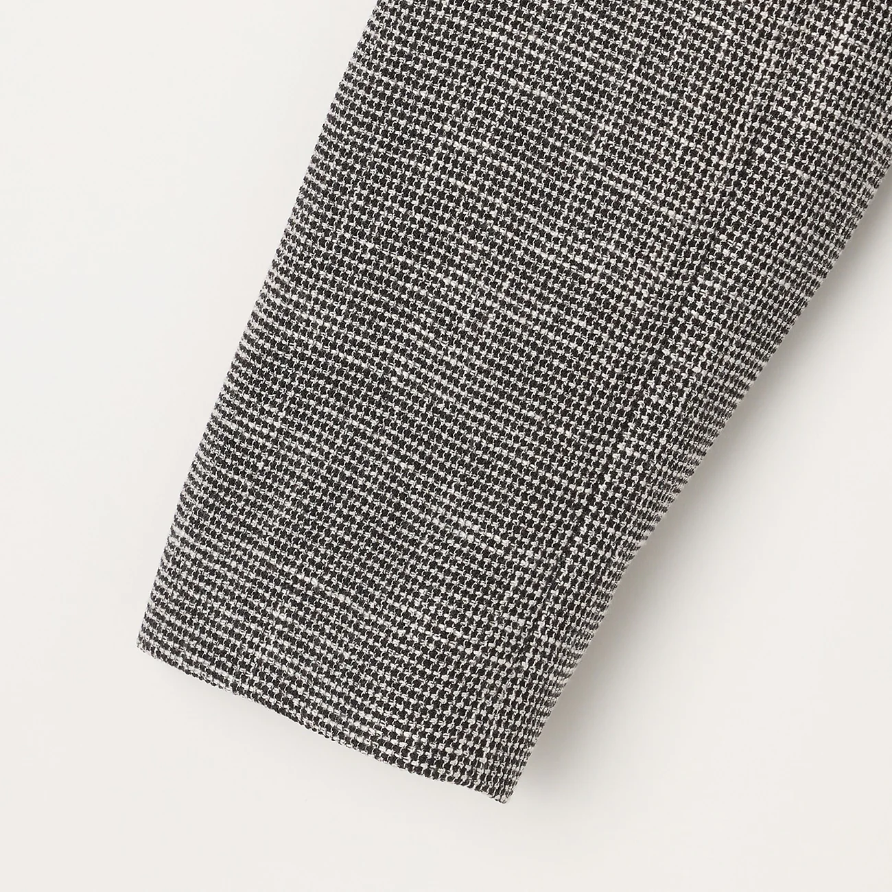 THE THIRD SUITS Leno Weave Collarless Long Jacket - Image 6