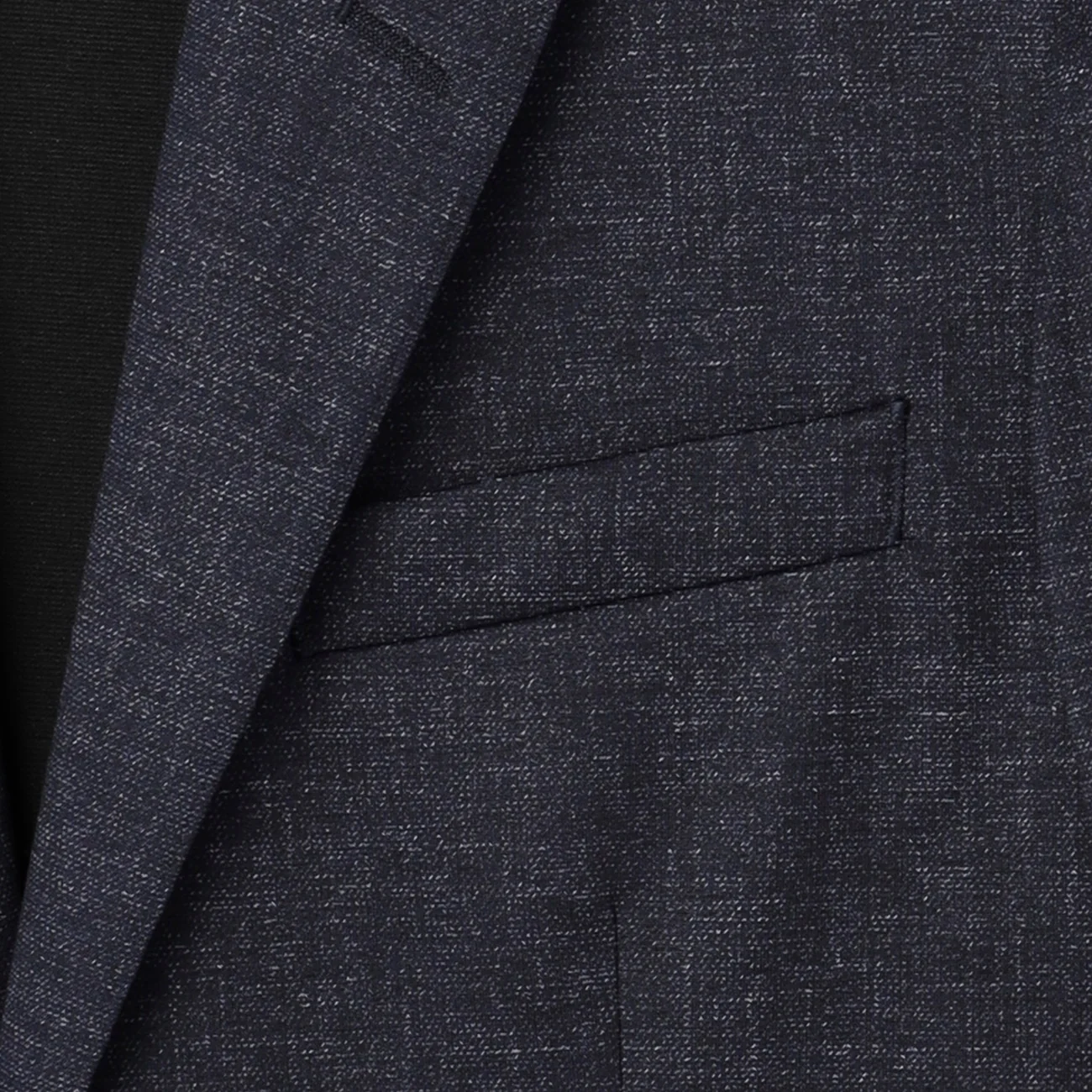 THE THIRD SUITS Denim-Like Jacket - Navy - Image 3